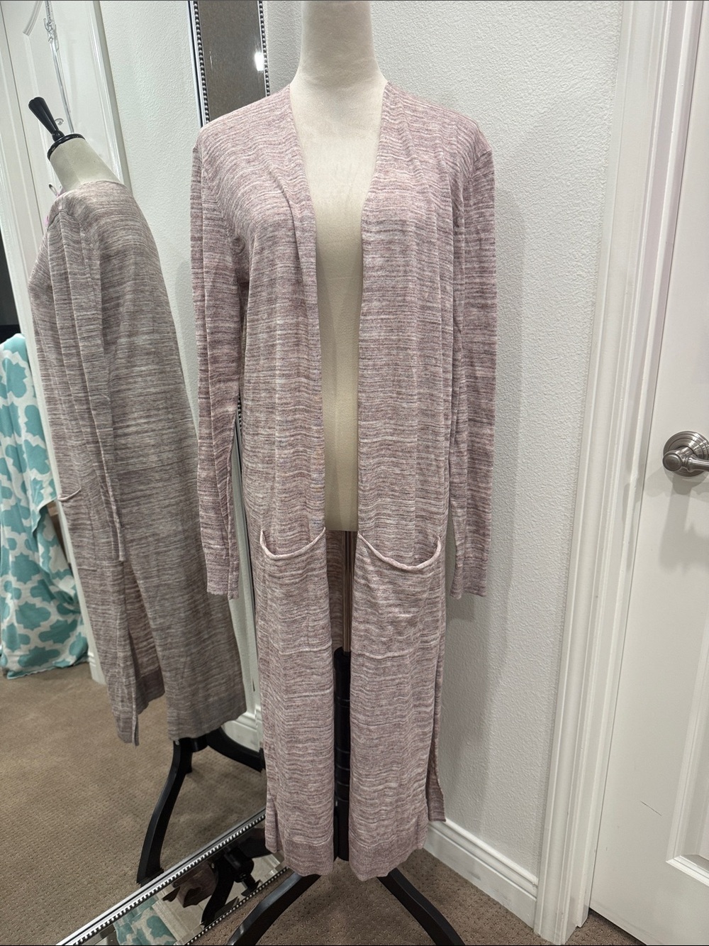 Susina Blush Marled Knit Sweater NWT